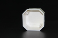 Boîte de jonction octogonale en PVC à clipser ZHONGCAI 75x75x50/70mm pour support de lampe, boîte de montage électrique encastrée pour plafonnier