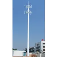الصلب الاتصالات 20m 24m 25m 30m 36m 40m 45 متر monopoles 4G 5G راديو MW FH سارية الهوائي الاتصالات واحد أنبوب برج