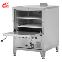 Four à pizza commercial au gaz, avec lit de cuisson en pierre réfractaire, en acier inoxydable, conception empilable pour la cuisson RGR24P19