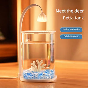 Vente en gros, <span class=keywords><strong>Aquarium</strong></span> Betta silencieux et personnalisable avec pompe à <span class=keywords><strong>eau</strong></span> et système autonettoyant, kit d'<span class=keywords><strong>aquarium</strong></span> <span class=keywords><strong>de</strong></span> bureau pour débutants et petits - Product Image 4