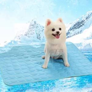 ice sport mat ขนาดเล็ก Suppliers-แผ่นให้ความเย็นแก่สุนัข,แผ่นรองน้ำแข็งเท็ดดี้แผ่นรองสำหรับสัตว์เลี้ยงแผ่นทำความเย็นเจลเย็นสำหรับสุนัขและแมวเบาะรองนอนขนาดเล็กสำหรับฤดูร้อน