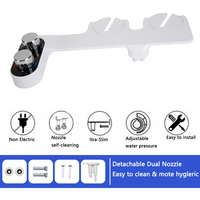 Vente en gros d'eau chaude et froide toilettes portables bidet accessoire de toilette 2025 pulvérisateur bidet à eau froide pour femme