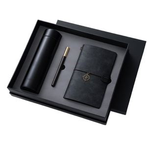 Set de Cuaderno Personalizado A5 con Mini Ventilador, Paraguas y USB de 16G, Regalo Corporativo con Cubierta de Cuero Sintético PU - Product Image 1