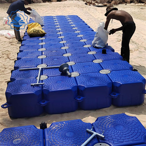 Plataforma <span class=keywords><strong>Flotante</strong></span> Económica para Muelle, Pontón Cúbico de HDPE, Muelle Modular para Agua Fabricado por Moldeo por Soplado - Product Image 1