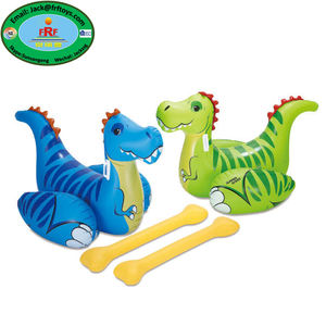 Jouets de piscine gonflables en PVC pour enfants et adultes, jeu de combat de dinosaures flottant pour la piscine - Product Image 2