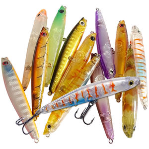IFISH usine OEM leurres de pêche durs 3D yeux de poisson crayon <span class=keywords><strong>Popper</strong></span> leurres bâton de pêche appâts basse longue coulée crayon de pêche leurre - Product Image 5