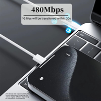 Câble de charge rapide USB-C Type C PD 60W tressé pour iPhone 17 16 15 Pro Max, Huawei, Xiaomi, Samsung, Google