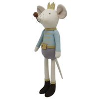 2025 pas cher et de haute qualité Crochet lin coton tissu en peluche souris doux Animal en peluche en gros jouet