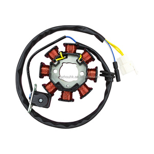 Bobine de stator de magnéto de moto pour alternateur Haojue HJ110, ensemble de bobinage pour réparation électrique du moteur - Product Image 1