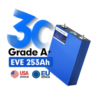 Batería de Litio de Grado A de 253 Ah y 3.2 V para Almacenamiento de Energía Solar Recargable, Envío DDP desde Houston - Product Image 2