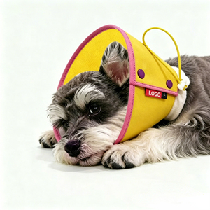 Collier de récupération rembourré personnalisé pour chien, grand collier éлизабетанский réglable anti-léchage pour animaux de compagnie, marque privée - Product Image 2