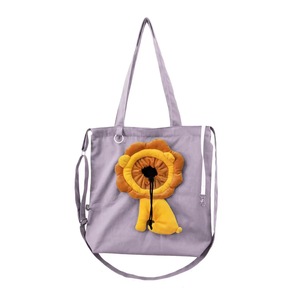 Sac de transport pour animaux de compagnie en toile avec tête de lion, 38 cm x 40 cm, personnalisé, à porter à l'épaule ou en bandoulière, pour chats et petits chiens - Product Image 4