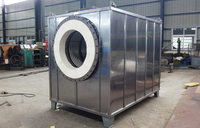Échangeur de chaleur à plaques à ailettes en acier inoxydable SS304/316L résistant à la corrosion pour la récupération de chaleur industrielle des gaz de combustion