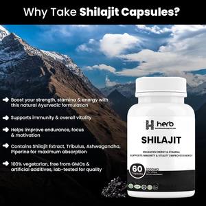 Shilajit Premium de Marca Privada OEM para Hombres - con Ashwagandha, Ginseng y Más Ácido Fúlvico para Hombres/Mujeres, Cápsulas de Shilajit - Product Image 4