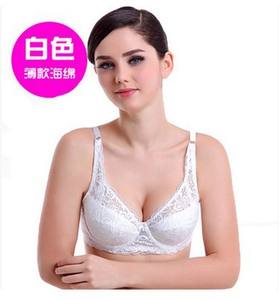 Soutien-gorge sans armatures, fin, grande <span class=keywords><strong>taille</strong></span>, respirant, en dentelle, à bretelles réglables, coupe pleine, pour poitrine généreuse, effet amincissant, lingerie sexy pour femme - Product Image 5