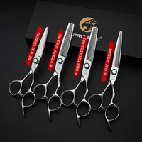 PROSEE 5.5 6.0 Ciseaux À Cheveux VG10 Acier Professionnel Salon Champion Ciseaux De Coiffeur V-dent Amincissement Cisaillement Cheveux Styling Outils