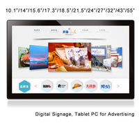 Tablette Android 21.5 pouces écran tactile Poe montage mural 4K moniteur publicitaire Android 11 WiFi signalisation numérique et écrans