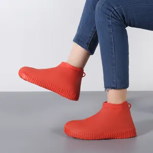 Couvre-chaussures en caoutchouc cheuveux unisexe, dessus de chaussure de sécurité réutilisable, antistatique, unisexe et pour le cyclisme