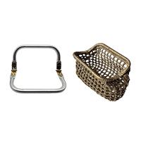 Sac d'embrayage en métal de 20/25/30cm pièces de sacs tubulaires en aluminium cadre de sac à main de docteur