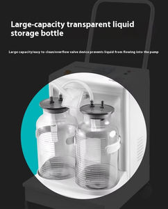 Pompe d'aspiration chirurgicale mobile en stock Machine d'aspiration sous vide Pompe d'aspiration médicale - Product Image 5