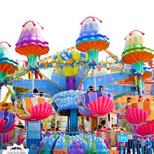 Outdoor Park Ride Carrousel Équipement d'amusement en fibre de verre Self Control Magic Jellyfish Ride à vendre - Product Image 2