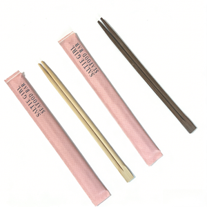 <span class=keywords><strong>Palillos</strong></span> de Bambú Ecológicos Envueltos en Papel, <span class=keywords><strong>Palillos</strong></span> Personalizados al por Mayor - Product Image 1