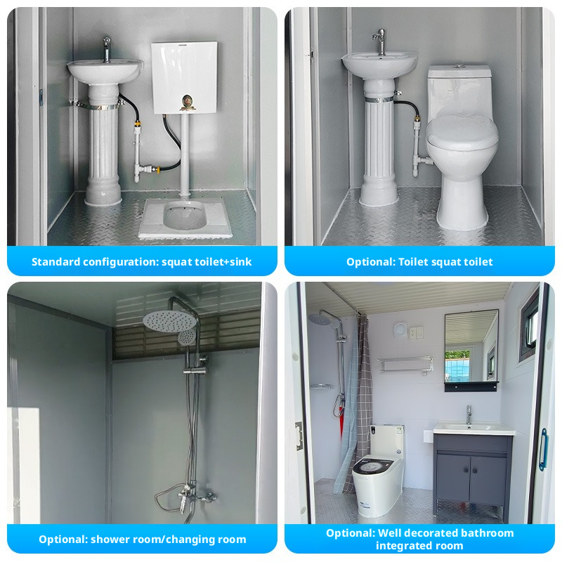 Hot Sale Outdoor Portalet Portable Toilet Portable Bathroom Port a Potty Mobile Toilet  Luxury Portable Toilets for Sale 2
