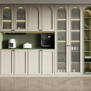 Mueble <span class=keywords><strong>de</strong></span> Cocina Modular Práctico, Gabinete Lateral para <span class=keywords><strong>Vino</strong></span> con Vidrio, Personalizable, Garantía <span class=keywords><strong>de</strong></span> 5 Años, Compatible con Todo Tipo <span class=keywords><strong>de</strong></span> Herrajes - Product Image 2