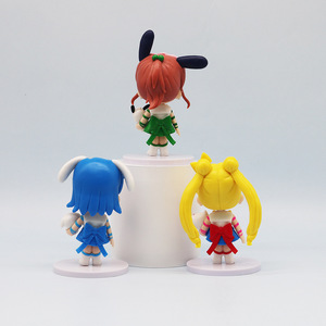 Figurines d'Action en Pvc de Jouet de Décoration de Voiture Sailor Moon <span class=keywords><strong>Anime</strong></span> 6 pcs/set Vente en Gros - Product Image 5