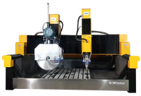 Máquina CNC Router JK Stone de 5.5kW 380V con Motor Servo PLC, Software Artcam para Grabado y Corte de Piedra, Mármol, Granito y Azulejos