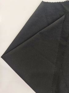 Tela Tejida 100% Algodón Teñida de Negro, Textil de Color Sólido para Prendas, Camisas, Vestidos y Ropa - Product Image 4