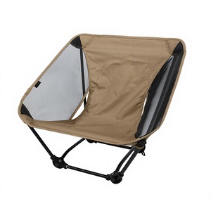 Folding Camping Chair Outdoor Portable Lounge Seat Aluminum Frame Oxford Cloth Minimalist Design Beach <b>Garden</b> Park Furniture - Product Image 1