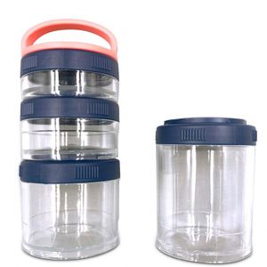 Organisateur de pilules quotidien, étanche, détachable, 4 compartiments, format voyage - Product Image 1