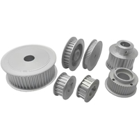 Pulley Timing Aluminium dengan Alur Kunci Presisi Tinggi T5 T10 5M 8M Pulley Penggerak Industri untuk Printer 3D