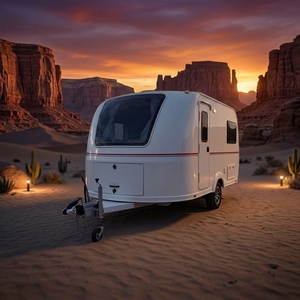 Lussuoso Rimorchio Camper Fuoristrada <span class=keywords><strong>in</strong></span> Alluminio, <span class=keywords><strong>Roulotte</strong></span> da Viaggio Certificata CE per 4 Persone, Campeggio Familiare - Product Image 1