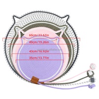 Tapis griffoir pour chat en nid d'abeille, en coton et lin solides, tissé avec du sisal naturel, lavable à la main, protège-canapé, SORADD