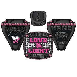 Anillo de campeones de equipo de alta calidad de voleibol de softbol personalizado - Product Image 4