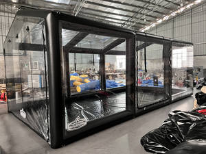 La bulle de voiture Garage gonflable extérieur Abri portable pour véhicule Support aérien Bâche de voiture Bâtiments et abris gonflables - Product Image 5