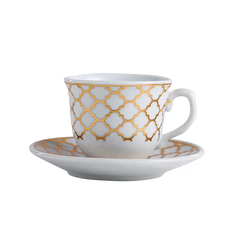 I più venduti set in ceramica etiope tazze e piattini tazza da caffè tazze da tè e piattini caffè
