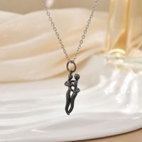 2025 saint valentin amour câlins et bisous colliers ensemble unisexe pour hommes femmes filles Couple bijoux saint valentin cadeau