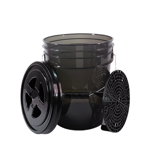 20L Car Wash <b>Bucket</b> | Removable Dolly & Lid, Heavy-Duty <b>Plastic</b> <b>bucket</b> for Auto Detailing - Product Image 1