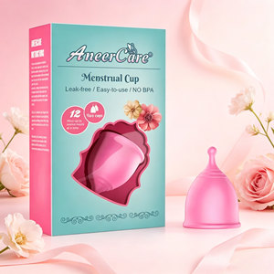 <span class=keywords><strong>Copa</strong></span> <span class=keywords><strong>Menstrual</strong></span> de Material de Grado Médico, Juego de Limpieza Económico y Práctico que se Puede Reutilizar - Product Image 1