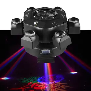 ZHONGKE 6-arm shaking head led dmx led disco light stage light equipment lighting effects for home house room party activities