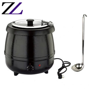Chauffe-soupe électrique à induction, bol à soupe, avec couvercle de contrôle numérique, 28 l, set de buffet noir, <span class=keywords><strong>bouilloire</strong></span> chauffante - Product Image 1