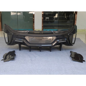 Kit de Carrocería de Fibra de Carbono 600LT para McLaren 540/570, Modificación y Mejora de Automóviles 2015-2019, Parachoques Delantero y Trasero, Faldones Laterales, Alerón Trasero - Product Image 3