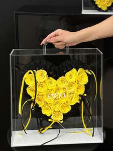 D119 Yunnan Usine En Gros Fourniture Pour Toujours Rose Boîte Préservée Fleurs Éternelles Immortelles Roses Éternelles De Noël Petit - Product Image 6