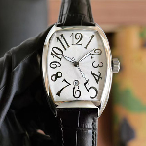 Reloj de cuarzo para mujer, caja curvada de 24-29mm tallada con CNC, movimiento de cuarzo importado, correa de cuero, reloj de pulsera para mujer, reloj de regalo para mujer - Product Image 1