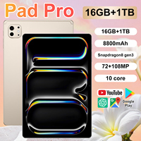 Tablette Android portable Hot Sale pour étudiants et professionnels, Yoga Pad Pro AI 11 pouces, Snapdragon 8 Gen 3, 16 Go + 1 To