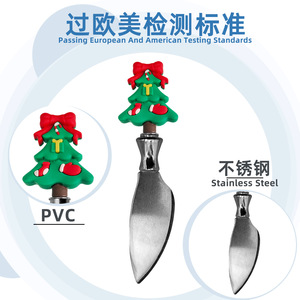 Christmas Tree Pizza Cutter Stainless Steel Cheese Knife For Holiday Cooking And Baking Tools - Product Image 5