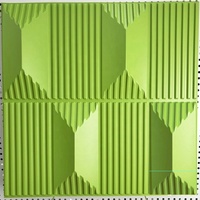 Gravier étoilé Miroir décoratif en pierre 3d Panneau mural en diamant rainuré creux Dalle de roche Faux pierre Panneau mural flexible 3d